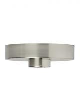 VC Modern TECH Lighting 700SHLCNPY5S - Modern Line-Voltage Shallow Canopy in a Satin Nickel/Silver Colored Finish