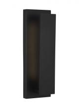 VC Modern TECH Lighting 700OWNTE17B-LED930 - The Nate 17 1-Light Wet Rated Integrated Dimmable LED Outdoor Wall Sconce in Black