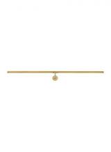 VC Modern TECH Lighting 700PLUD30NB-LED930 - Modern Plural Dome Dimmable LED 30 Picture Light in a Natural Brass/Gold Colored Finish
