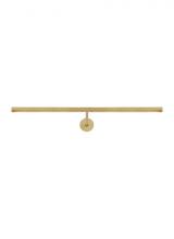 VC Modern TECH Lighting 700PLUF18NB-LED930 - Modern Plural Faceted Dimmable LED 18 Picture Light in a Natural Brass/Gold Colored Finish