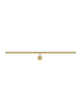 VC Modern TECH Lighting 700PLUF24NB-LED927 - Modern Plural Faceted Dimmable LED 24 Picture Light in a Natural Brass/Gold Colored Finish