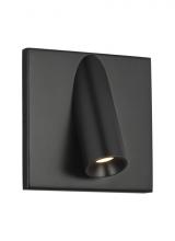 VC Modern TECH Lighting 700OWPNT5B-LED930 - Ponte Modern Dimmable LED 5 Outdoor Wall Sconce Light in a Black Finish