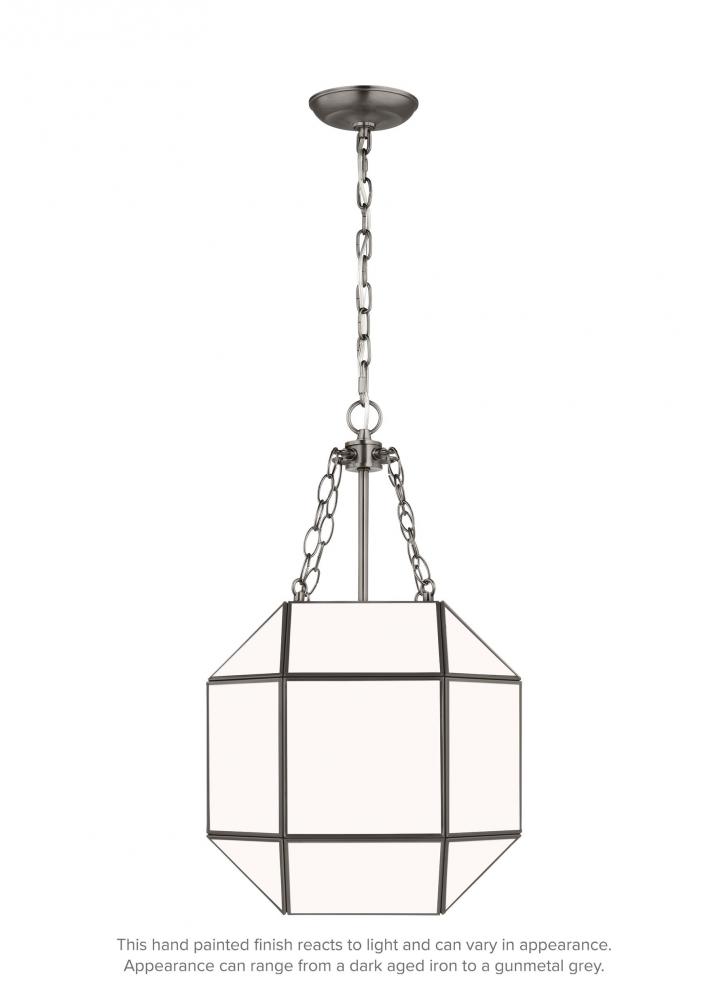 Morrison modern 3-light LED indoor dimmable small ceiling pendant hanging chandelier light in antiqu