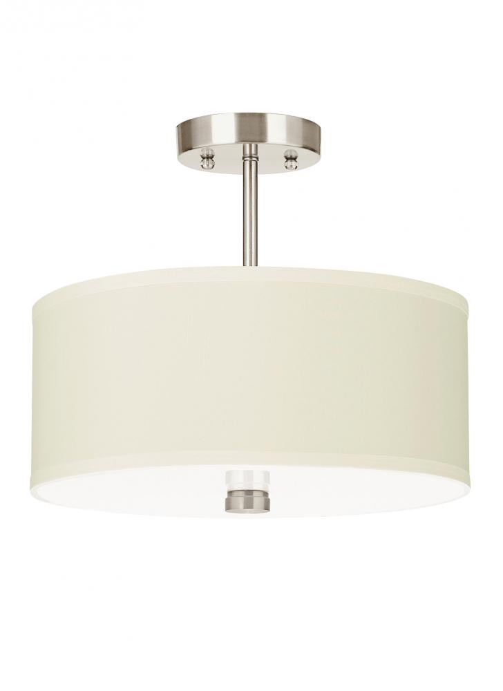 Dayna Shade Pendants contemporary 2-light LED indoor dimmable flush or semi-flush convertible ceilin