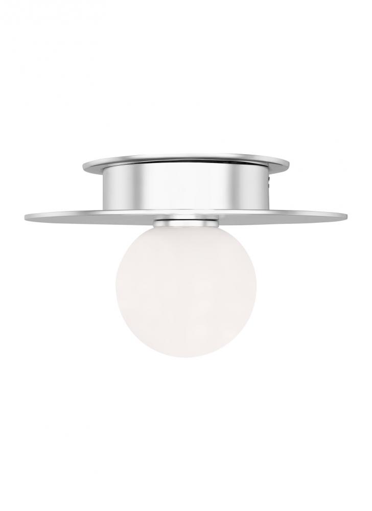Nodes Contemporary 1-Light Indoor Dimmable Small Flush Mount Ceiling Light