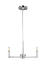 Studio Co. VC 3164203-05 - Fullton modern 3-light indoor dimmable chandelier in chrome finish