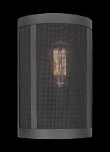 Studio Co. VC 4128501-12 - Gereon traditional 1-light indoor dimmable bath vanity wall sconce in black finish