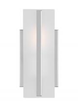 Studio Co. VC 4154301-05 - Dex contemporary 1-light indoor dimmable bath vanity wall sconce in chrome finish with satin etched