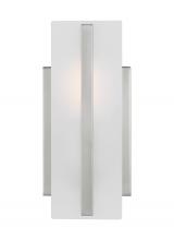 Studio Co. VC 4154301-962 - Dex contemporary 1-light indoor dimmable bath vanity wall sconce in brushed nickel silver finish wit