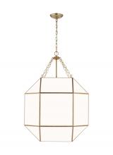 Studio Co. VC 5279454-848 - Morrison modern 4-light indoor dimmable ceiling pendant hanging chandelier light in satin brass gold