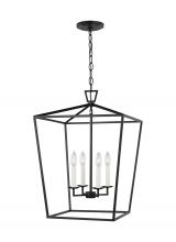 Studio Collection VC 5392604EN-112 - Dianna transitional 4-light LED indoor dimmable medium ceiling pendant hanging chandelier light in m