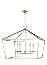 Studio Co. VC 5692605-848 - Dianna transitional 5-light indoor dimmable ceiling pendant hanging chandelier light in satin brass