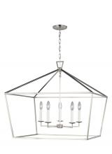 Studio Co. VC 5692605EN-962 - Dianna transitional 5-light LED indoor dimmable ceiling pendant hanging chandelier light in brushed