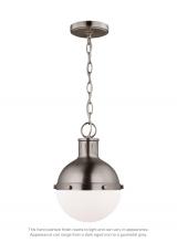 Studio Co. VC 6177101-965 - Hanks transitional 1-light indoor dimmable mini ceiling hanging single pendant light in antique brus