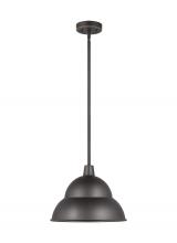 Studio Co. VC 6236701-71 - Barn Light traditional 1-light outdoor exterior Dark Sky compliant round hanging ceiling pendant in