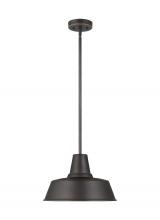 Studio Co. VC 6237401-71 - Barn Light traditional 1-light outdoor exterior Dark Sky compliant hanging ceiling pendant in antiqu