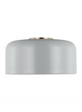 Studio Co. VC 7605401-118 - Malone transitional 1-light indoor dimmable medium ceiling flush mount in matte grey finish with mat