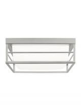 Studio Collection VC 7629693S-962 - Dearborn modern 1-light LED indoor medium ceiling flush mount in brushed nickel silver finish with e