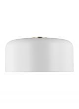 Studio Co. VC 7705401-115 - Malone transitional 1-light indoor dimmable large ceiling flush mount in matte white finish with mat
