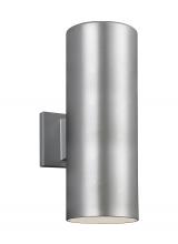 Studio Collection VC 8313802-753 - Outdoor Cylinders transitional 2-light outdoor exterior small wall lantern sconce in painted brushed