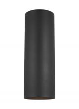 Studio Co. VC 8313802EN3-12 - Outdoor Cylinders transitional 2-light LED outdoor exterior small wall lantern sconce in black finis