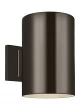 Studio Co. VC 8313901EN3-10 - Outdoor Cylinders transitional 1-light LED outdoor exterior large wall lantern sconce in bronze fini