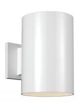 Studio Co. VC 8313901EN3-15 - Outdoor Cylinders transitional 1-light LED outdoor exterior large wall lantern sconce in white finis