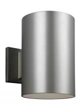 Studio Collection VC 8313997S-753 - Outdoor Cylinders transitional 1-light integrated LED outdoor exterior large wall lantern sconce in