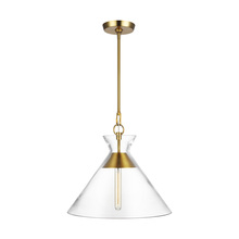 Studio Collection VC CP1031BBS - Wide Pendant