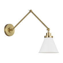 Studio Co. VC CW1151MWTBBS - Double Arm Cone Task Sconce