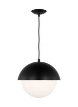 Studio Co. VC DJP1031MBK - Hyde Modern 1-Light Indoor Dimmable Medium Pendant Ceiling Hanging Chandelier Light