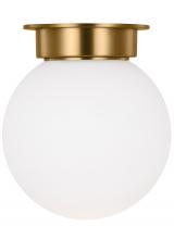 Studio Co. VC KF1101BBS - Nodes contemporary 1-light indoor dimmable extra large ceiling flush mount in burnished brass gold f