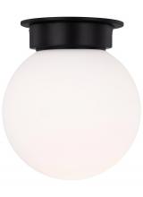 Studio Co. VC KF1101MBK - Nodes contemporary 1-light indoor dimmable extra large ceiling flush mount in midnight black finish