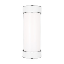 Studio Co. VC KSW1051PNGW - Monroe contemporary indoor dimmable small 1-light vanity in a polished nickel finish with clear glas
