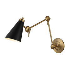 Studio Co. VC TW1101BBS - 2 - Arm Library Sconce
