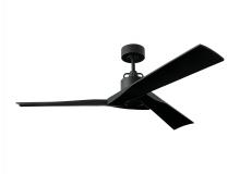 VC Monte Carlo Fans 3ALMSM52MBK - Alma 52-inch indoor/outdoor Energy Star smart ceiling fan in midnight black finish