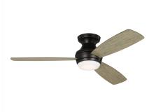 VC Monte Carlo Fans 3IKR52AGPD - Ikon 52" Dimmable Integrated LED Indoor Aged Pewter Hugger Ceiling Fan with Light Kit