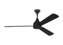 VC Monte Carlo Fans 3STMSM60MBKD - Streaming Smart 60" Dimmable Indoor/Outdoor Integrated LED Black Ceiling Fan