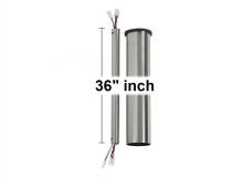 VC Monte Carlo Fans DRM36BS - 36" Minimalist Downrod in Brushed Steel